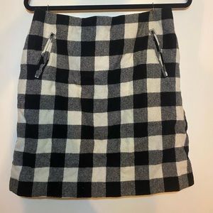 Talbots Buffalo Check Mini Skirt - Medium